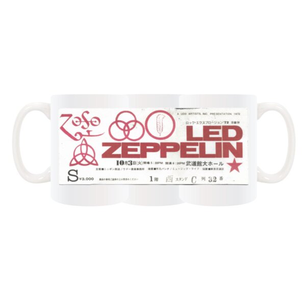 Led Zeppelin Japan Ticket Thumbnail