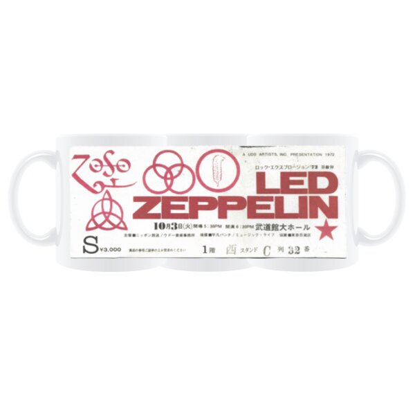 Led Zeppelin Japan Ticket Thumbnail
