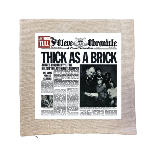 Jethro Tull - Thick as a Brick cushion cover Thumbnail