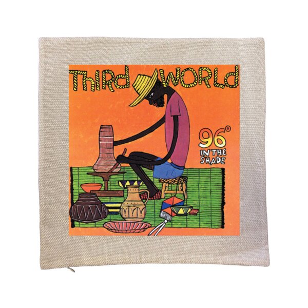 Third World - 96 degrees in the shade cushion cover Thumbnail